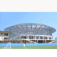 Acero de fútbol cubierto de acero Estructura del estadio del estadio Marco espacial Gimnasio Edificio prefabricado